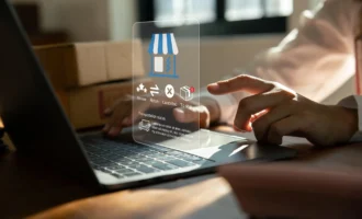 female-seller-worker-online-store-using-laptop-with-ecommerce-online-orders